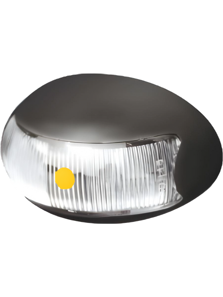 10-30V LED Oval Marker Lamp 60 X 37 - Amber 2.5m -BR3A