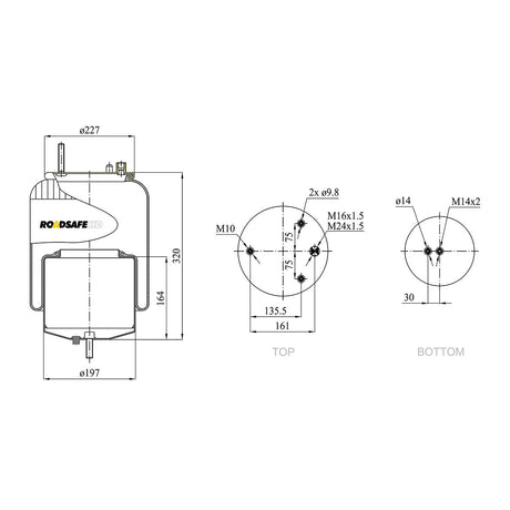 AIR SPRING SUSPENSION VOLVO INNER