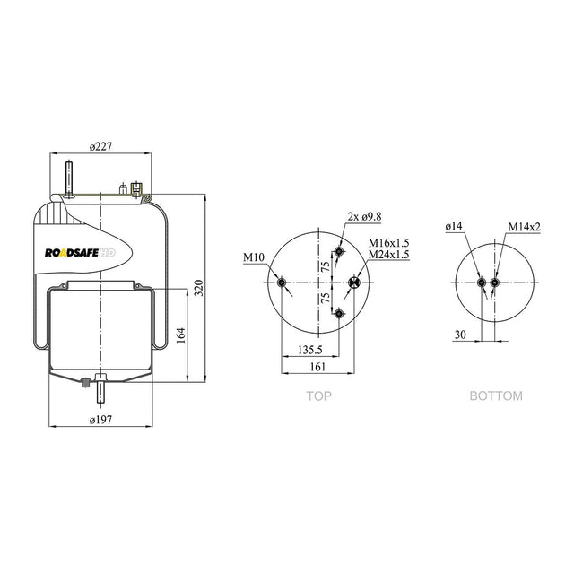 AIR SPRING SUSPENSION VOLVO INNER