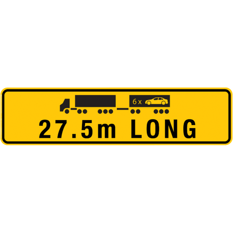 REFLECTIVE ALUMINIUM SIGN 27.5 M
