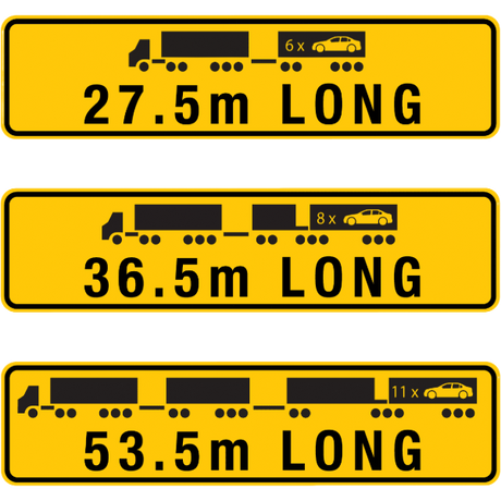 Reflective Rear Sign