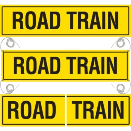 REFLECTIVE ROAD TRAIN SIGN