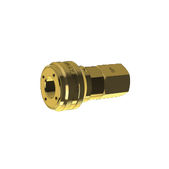 Non Sealing Coupling - 3/8" Nps Female
