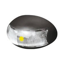 10-30V LED Oval Marker Lamp 60 X 37 - Amber 2.5m -BR3A