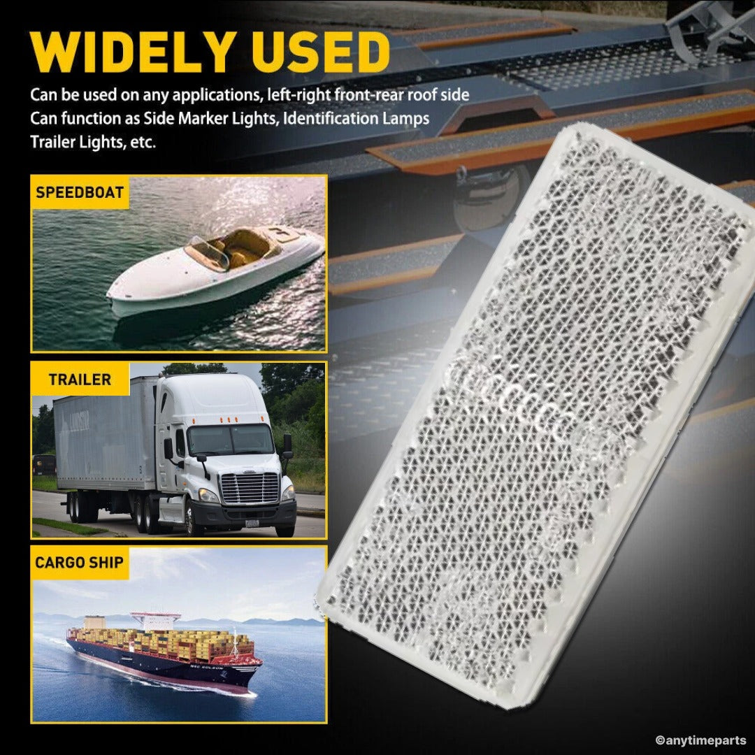 Reflector 70X31 mm Clear Self Adhesive -  ATP7031