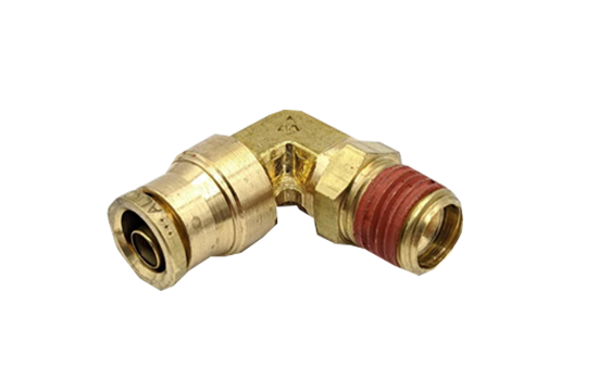 Male 90 Swivel Elbow Quick Connect 1/4" Tube X 1/8" Mpt