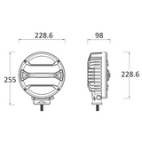 Driving Light 9" With Driving Beam 150W  - ATP-D07180D-ZES