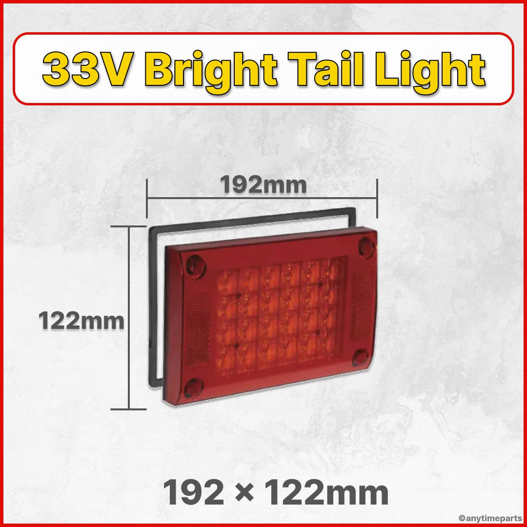 Narva Model 48 Led Rear Stop/Tail Lamp Red 9-33V - 94808NA