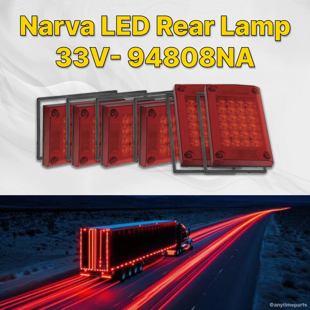 Narva Model 48 Led Rear Stop/Tail Lamp Red 9-33V - 94808NA