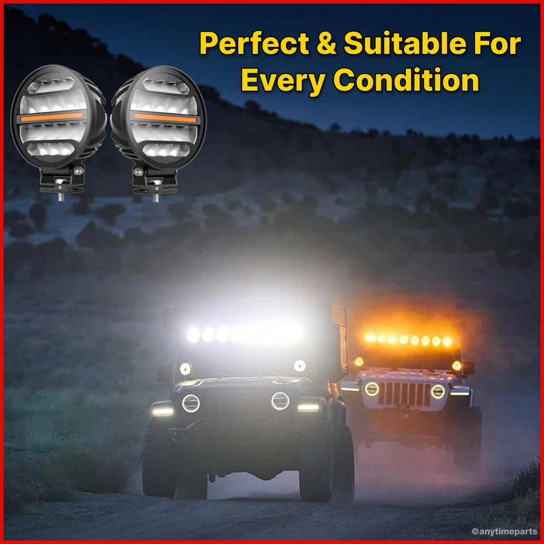 DRIVING LIGHT 7" WITH SPOT BEAM - ATP-D0390S-P7