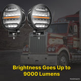 DRIVING LIGHT 7" WITH SPOT BEAM - ATP-D0390S-P7
