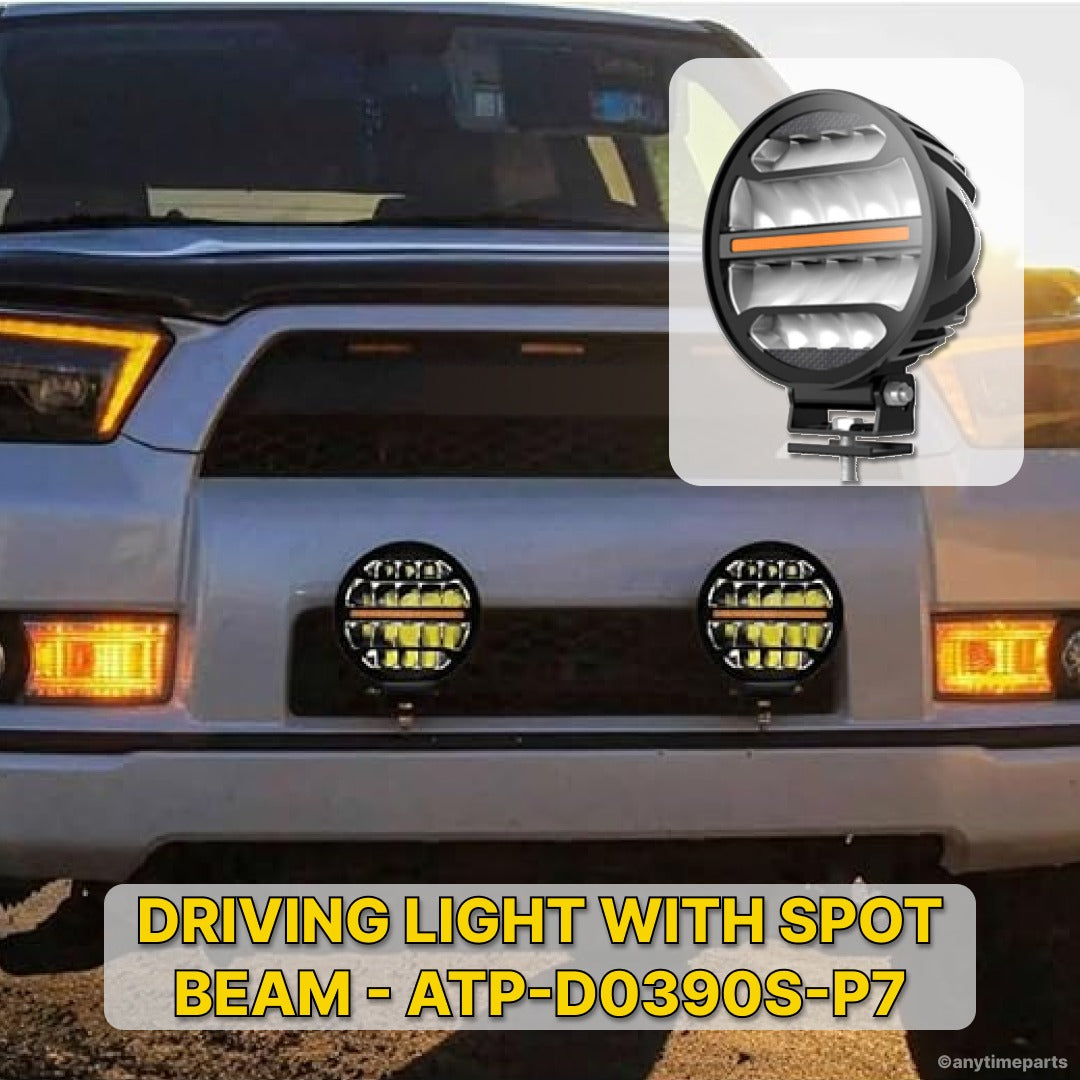 DRIVING LIGHT 7" WITH SPOT BEAM - ATP-D0390S-P7
