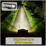 WORK LIGHT 6.4" x 2.8" WITH SPOT BEAM -W0515S-S5