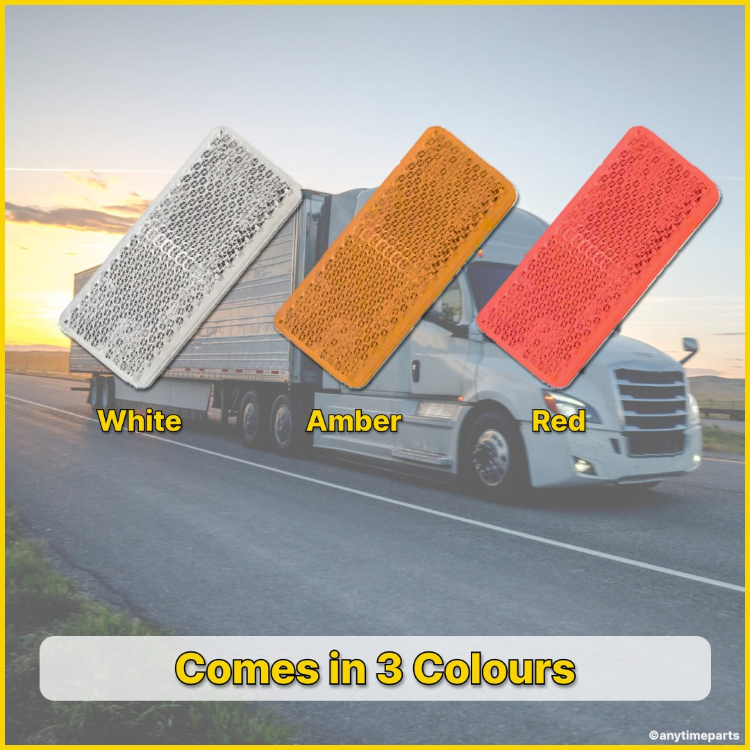 Reflector 70X31 mm Clear Self Adhesive -  ATP7031