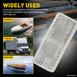 Reflector 70X31 mm Clear Self Adhesive -  ATP7031