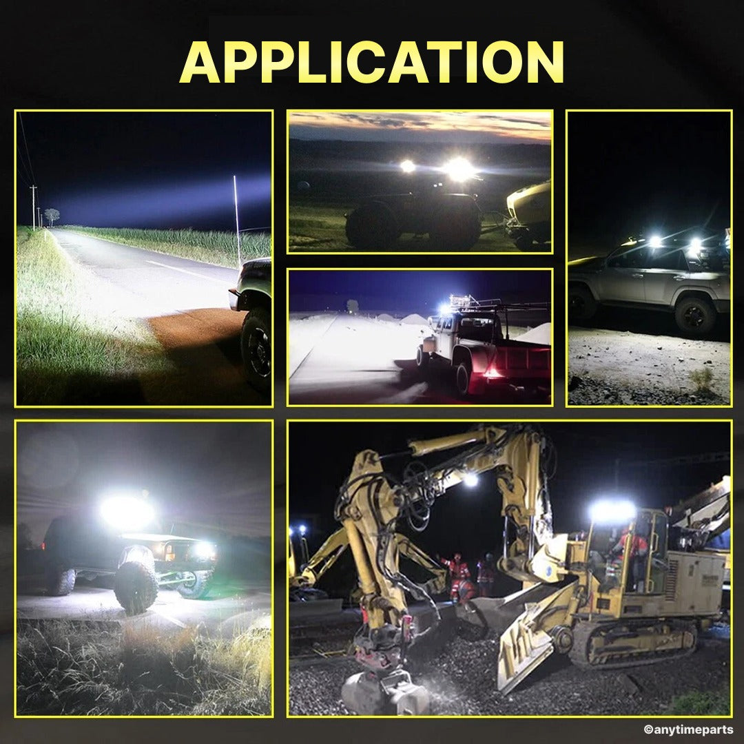 Working Light 3" With Spot Beam - ATP-W0120FMS-OL