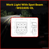 Work Light 4" With Spot Beam - ATP-W0240S-OL