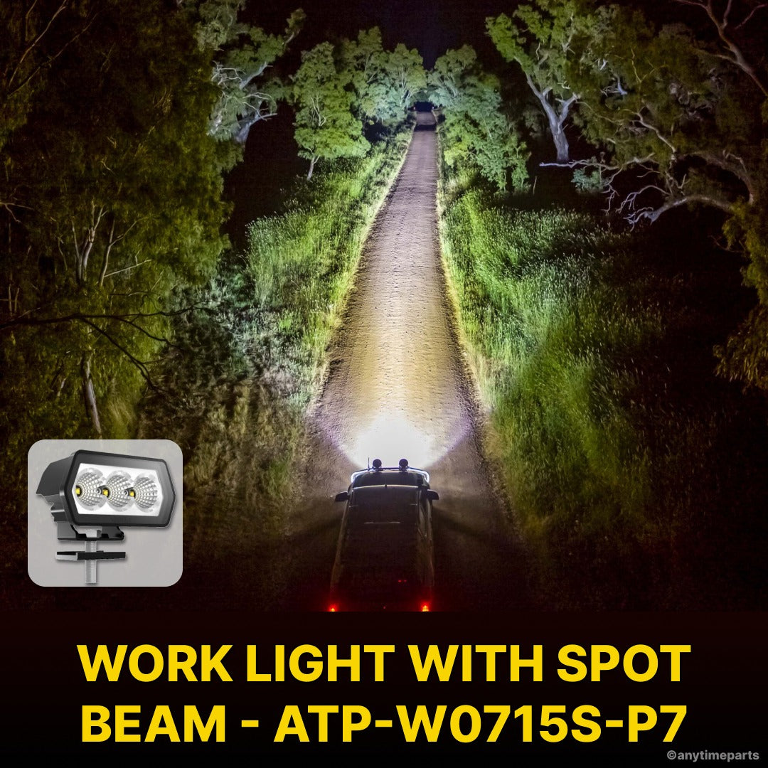 WORK LIGHT 3.5" x 2.8" WITH SPOT BEAM -  ATP-W0715S-P7