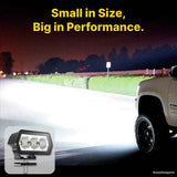 WORK LIGHT 3.5" x 2.8" WITH SPOT BEAM -  ATP-W0715S-P7