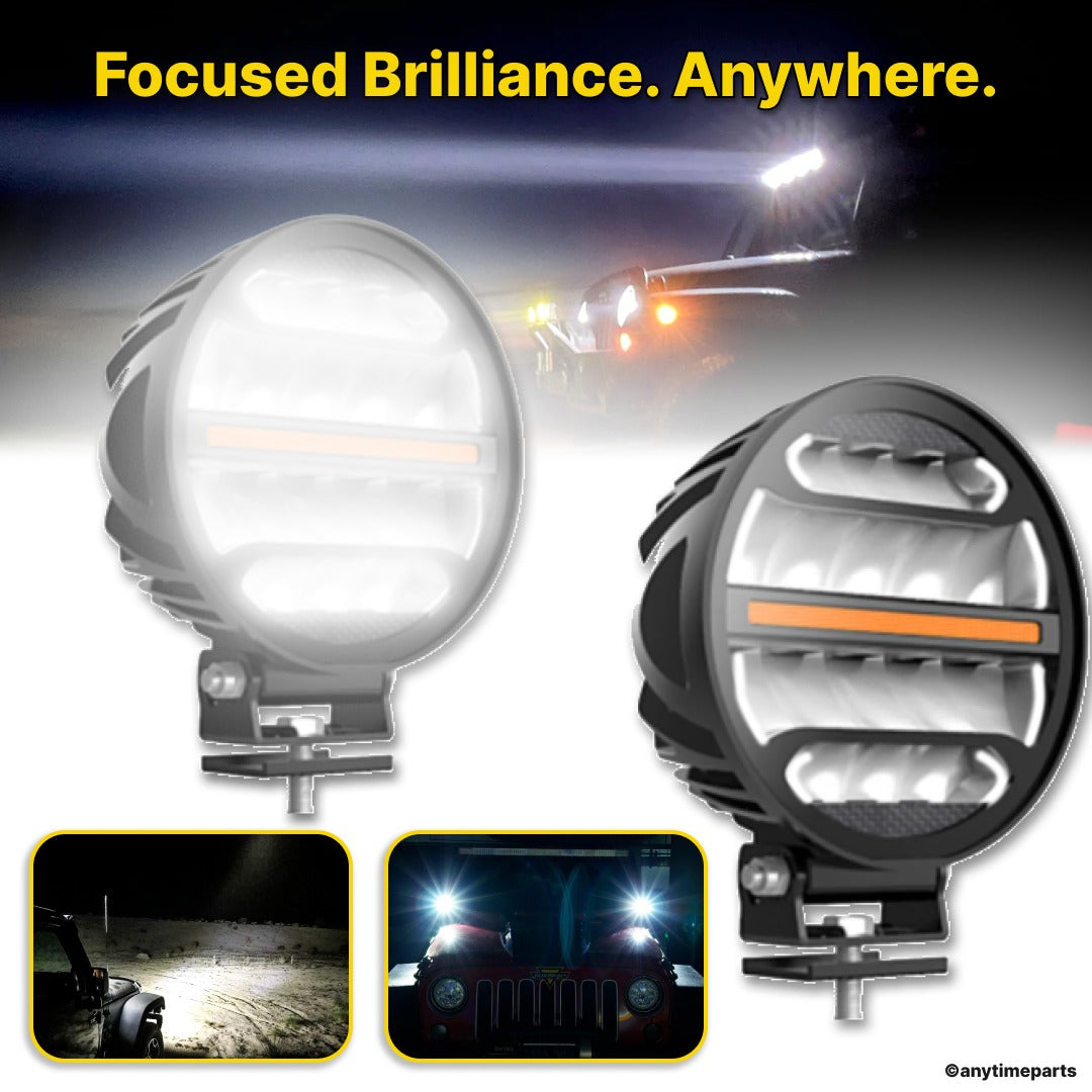 DRIVING LIGHT 7" WITH SPOT BEAM - ATP-D0390S-P7