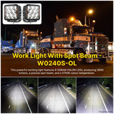 Work Light 4" With Spot Beam - ATP-W0240S-OL