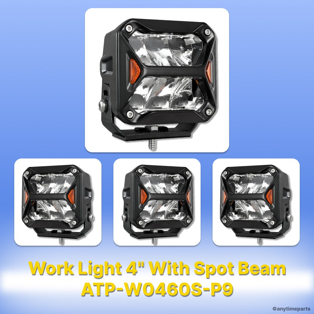 Work Light 4" With Spot Beam - ATP-W0460S-P9