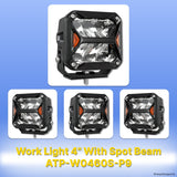 Work Light 4" With Spot Beam - ATP-W0460S-P9
