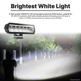 WORK LIGHT 6.3" x 2.8" WITH DRIVING BEAM- ATP-W0830D-P7