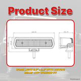 WORK LIGHT 6.3" x 2.8" WITH DRIVING BEAM- ATP-W0830D-P7