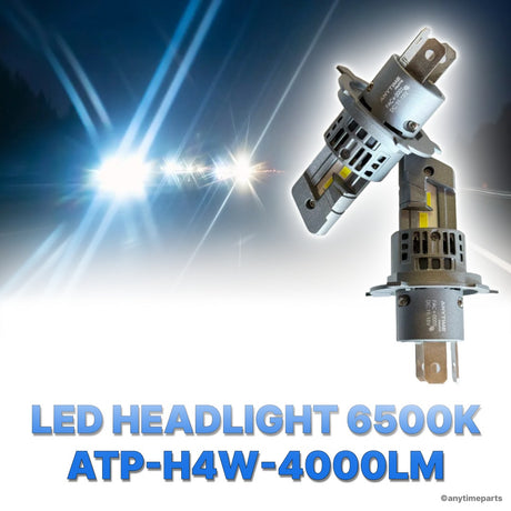 LED HEADLIGHT 6500K ATP-H4W-4000LM