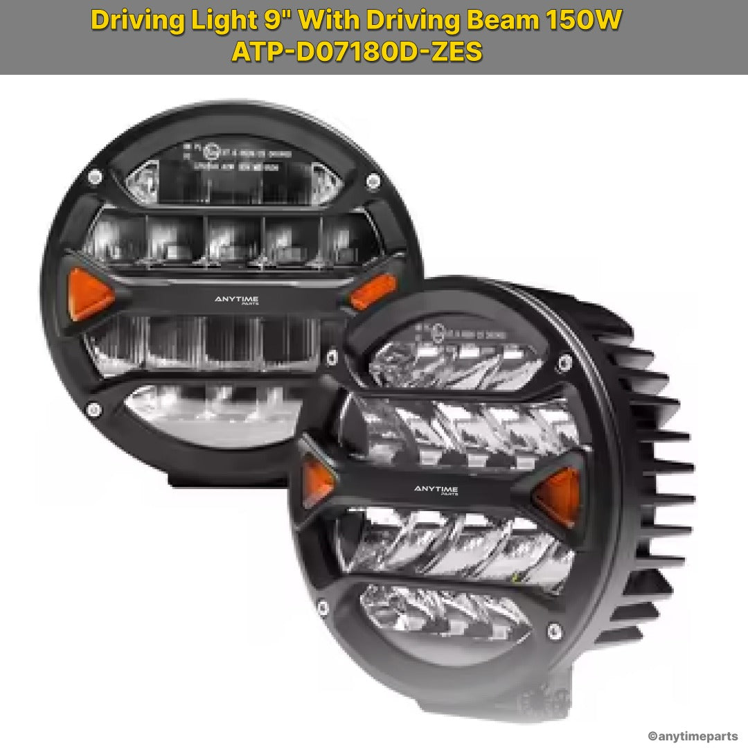 Driving Light 9" With Driving Beam 150W  - ATP-D07180D-ZES