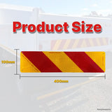REFLECTIVE ALUMINIUM SIGN 100 X 400