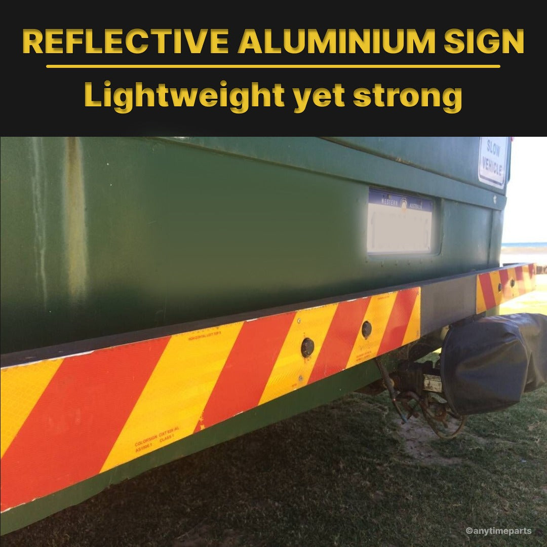 REFLECTIVE ALUMINIUM SIGN 100 X 400