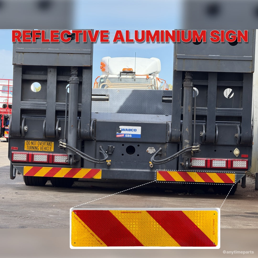 REFLECTIVE ALUMINIUM SIGN 100 X 400