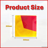 REFLECTIVE SIGN 300 X 300