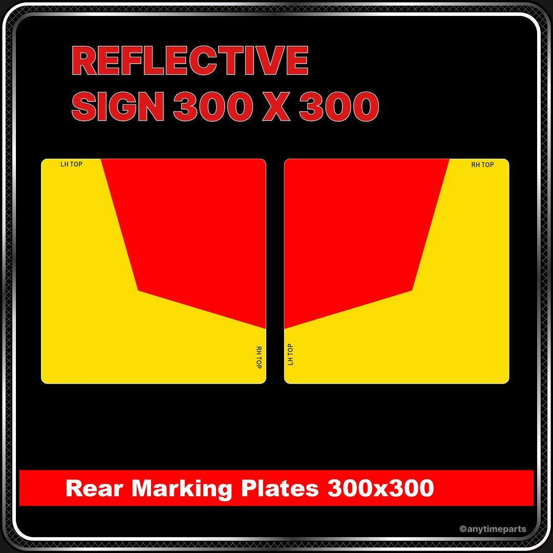 REFLECTIVE SIGN 300 X 300