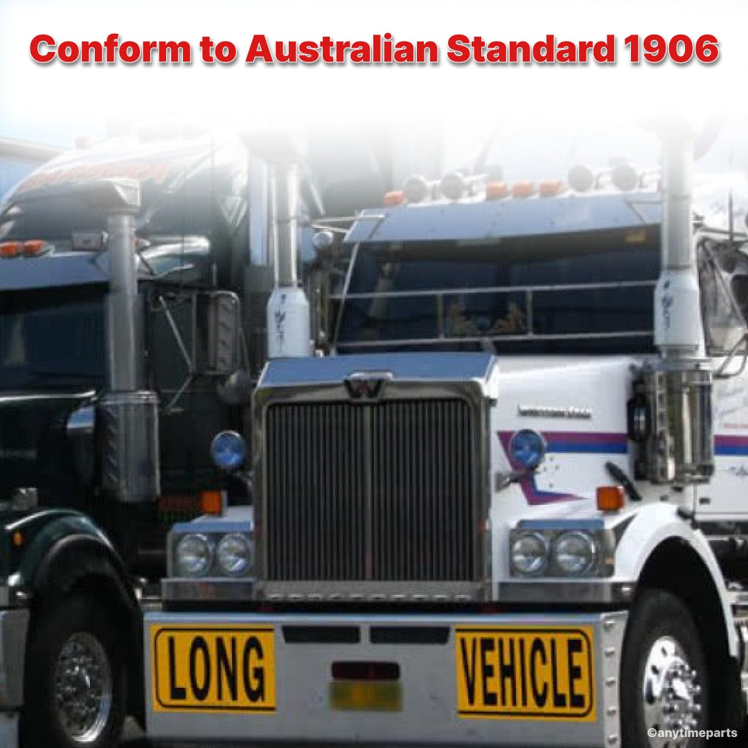 REFLECTIVE LONG VEHICLE SIGN 1020 X 250