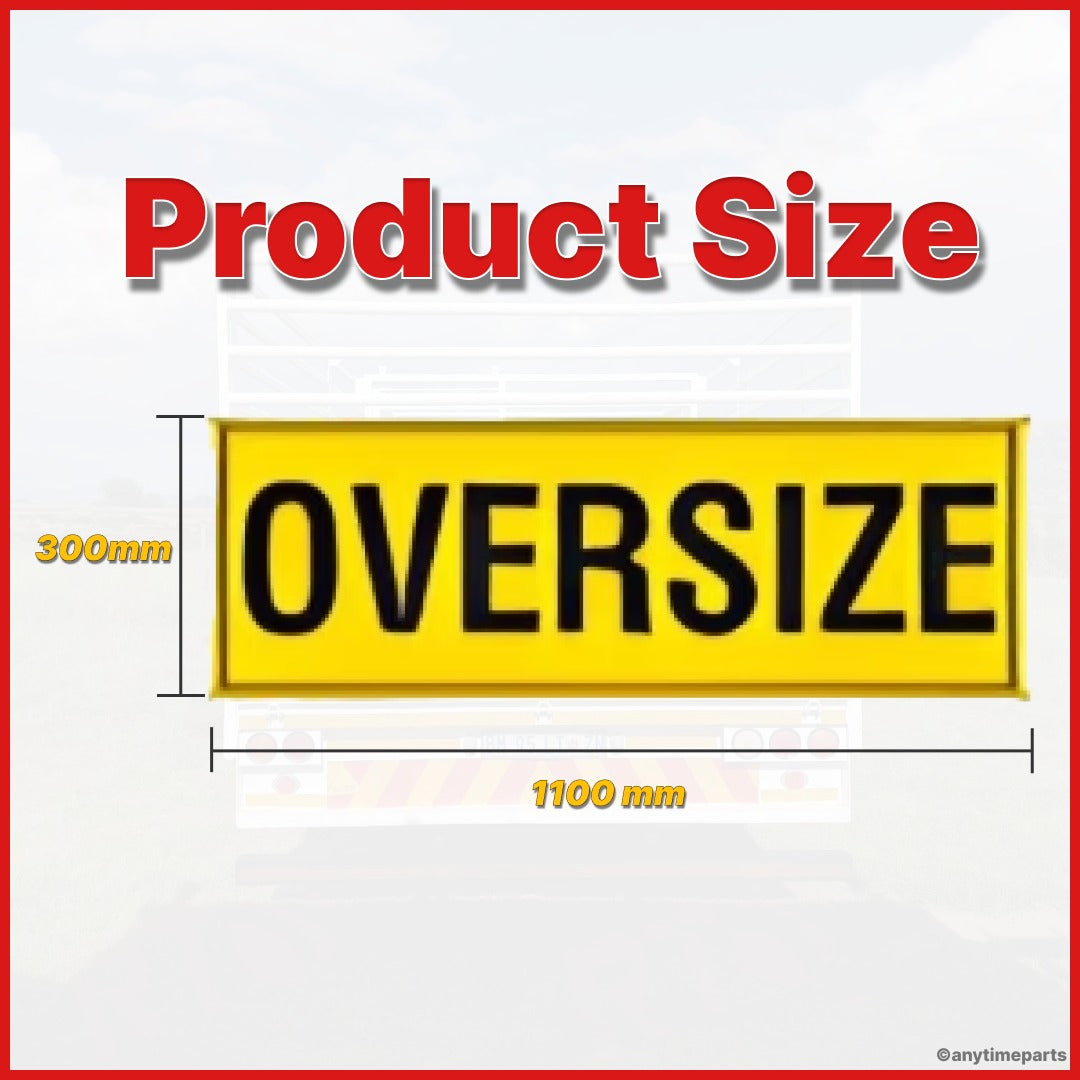 REFLECTIVE OVERSIZE BANNER SIGN 1100 × 300