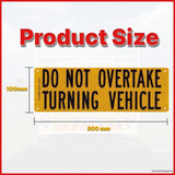 REFLECTIVE DNOTV ALUMINIUM SIGN 300 x 100