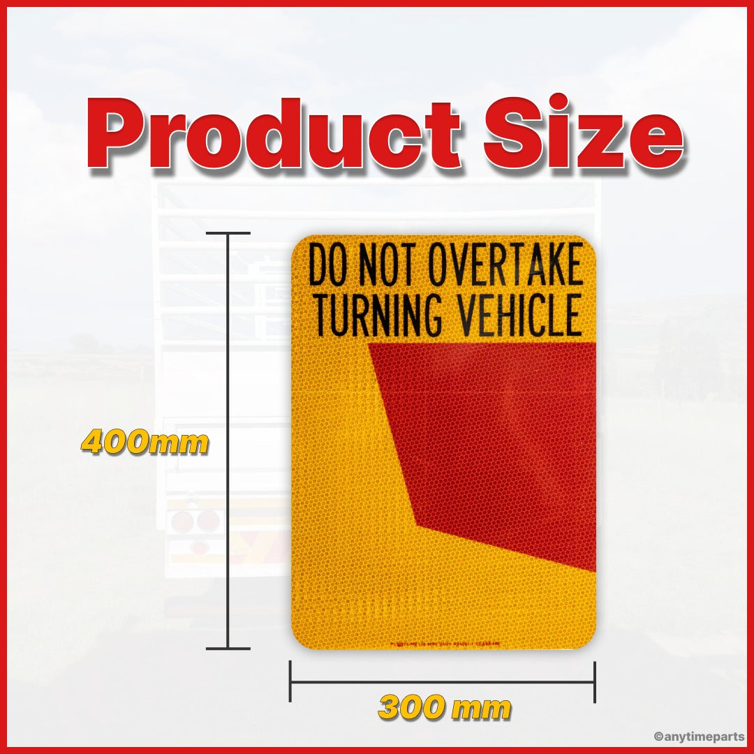 REFLECTIVE DNOTV VINYL SIGN 300 X 400