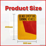REFLECTIVE DNOTV VINYL SIGN 300 X 400