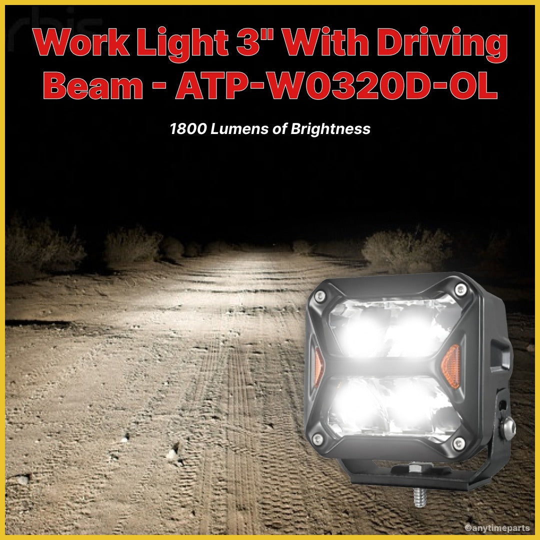 Work Light 3" With Driving Beam - ATP-W0320D-OL