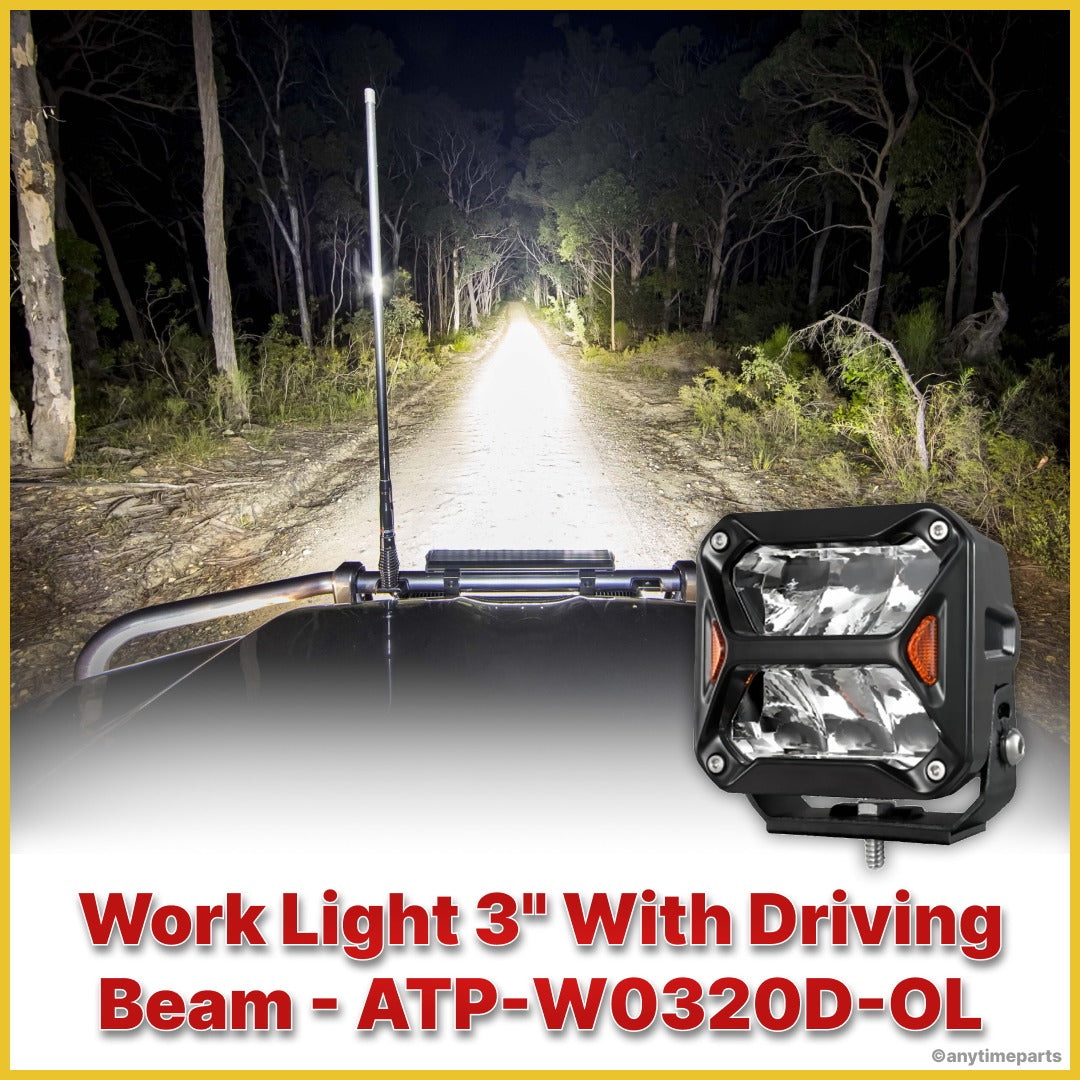 Work Light 3" With Driving Beam - ATP-W0320D-OL