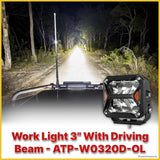 Work Light 3" With Driving Beam - ATP-W0320D-OL