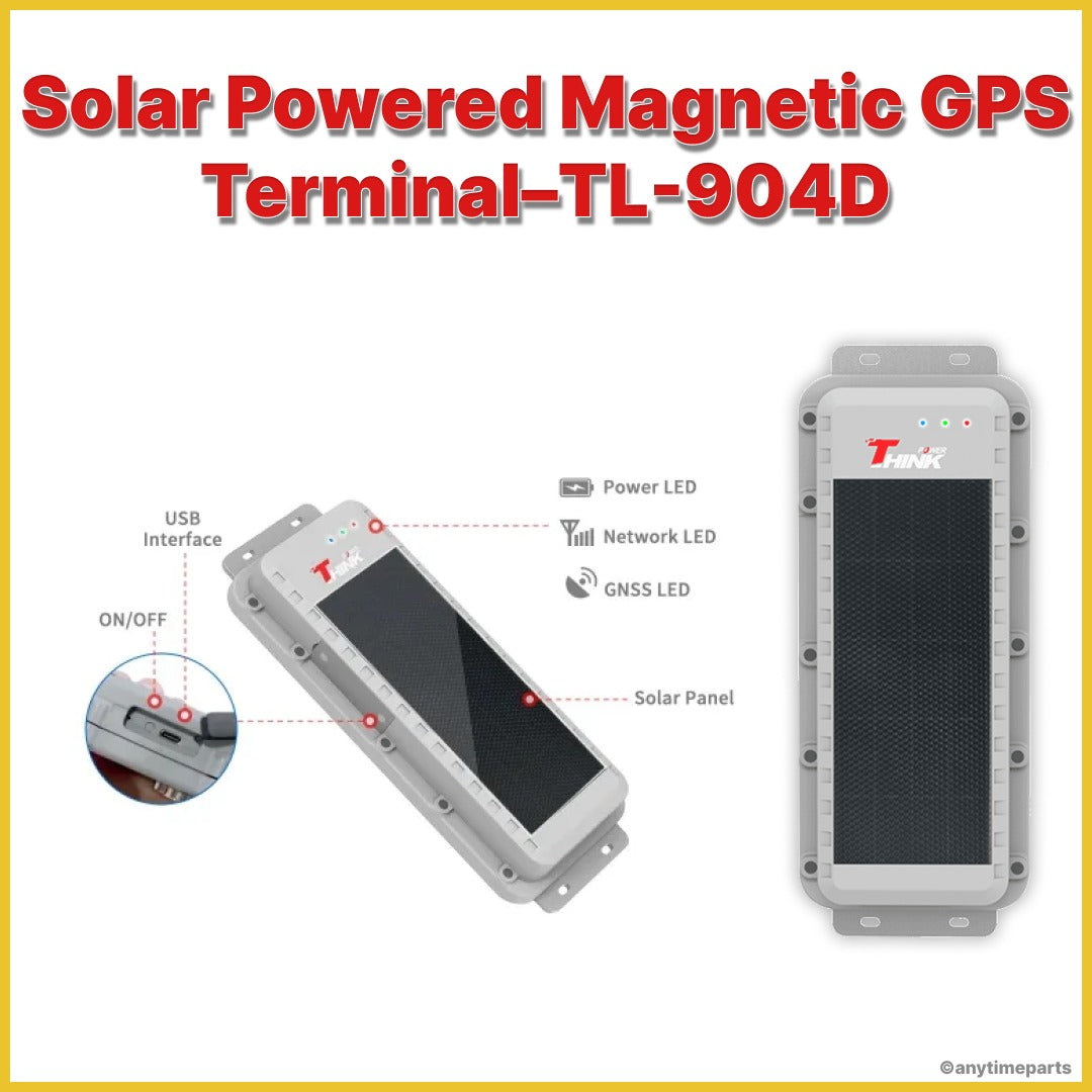 Solar Powered Magnetic GPS Terminal–TL-904D product only