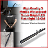 ATP High Quality Waterproof Explosion-Proof LED Flashlight Stick – 3 Modes, Super Bright, High Power Torch - 49 CM
