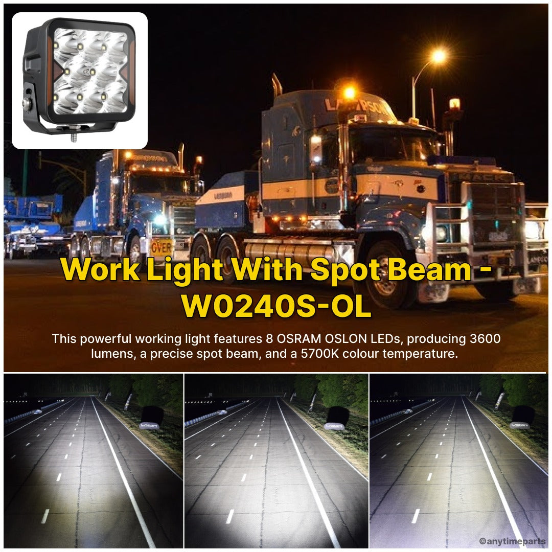 Work Light 4" With Spot Beam - ATP-W0240S-OL
