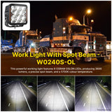 Work Light 4" With Spot Beam - ATP-W0240S-OL