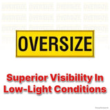 REFLECTIVE OVERSIZE ALUMINIUM SIGN 1020 X 250