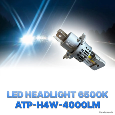 LED HEADLIGHT 6500K ATP-H4W-4000LM